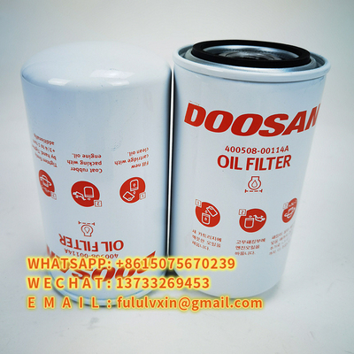 400508-00114A عنصر فیلتر روغن برای ماشین آلات ساخت حفاری بزرگ